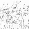(G) A collective of Mewtwo and Mewthree characters on deviantArt.