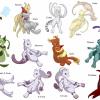 (G) Clusters of cute, from Mew, Mewtwo, to a whole crew of Mewthrees, Megas and more!