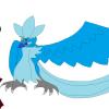 (G) Evil Arceus is blowing off steam to the cocky Articuno, Ice Queen.
