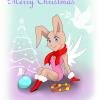 (G) Sweet little image of Buns Bunny, perfect for Christmas.