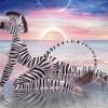 (R) Pretty pin-up of the zebra, Horsey (gift)